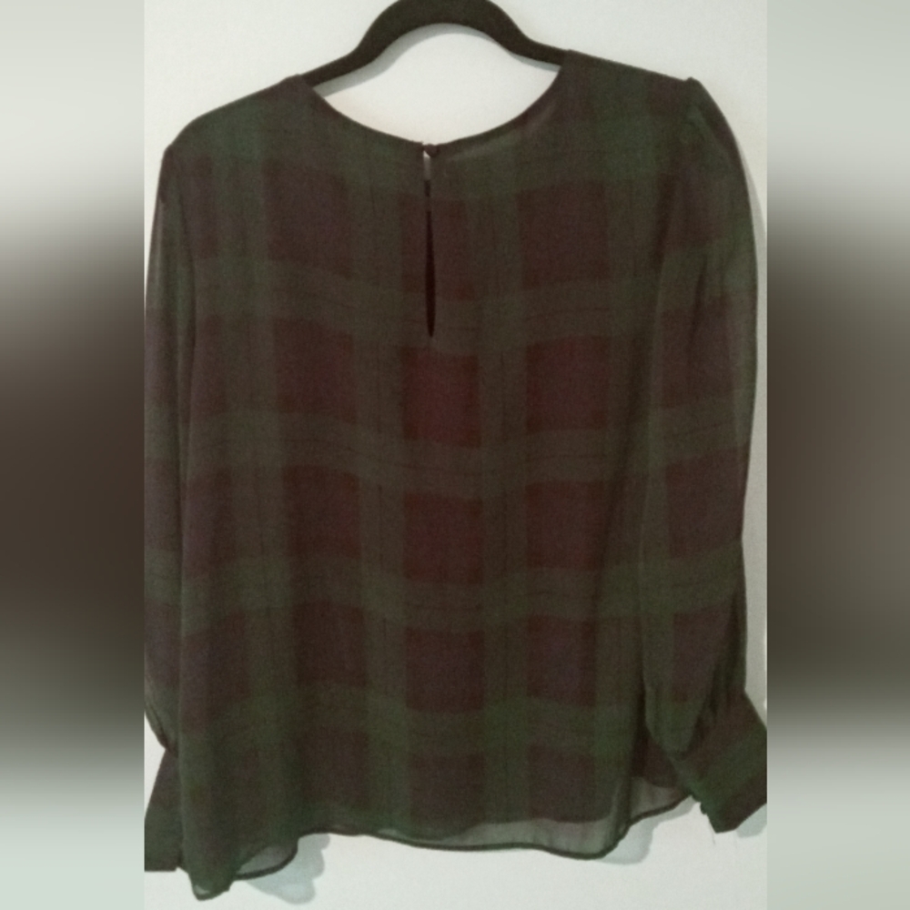 Cleo blouse black and green - Picture 2 of 3